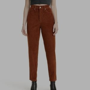 Levi's high waisted mom corduroy pant